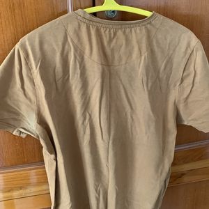 Mast & Harbour Khaki Unisex T-shirt XL 42/44