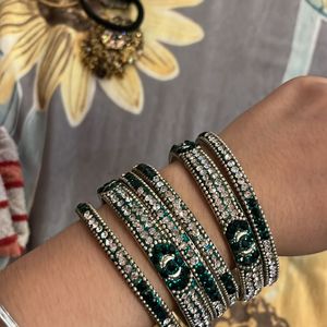 Green Bangles Set