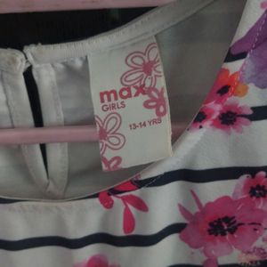 Girl's frock, Brand Max, Age 12 to 13 Years