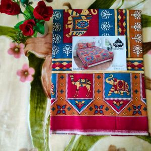 Original Rajwada Rajasthani Cotton Bedsheet