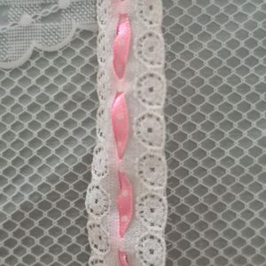 Baby Pink lacy frilly heart shaped  SLING