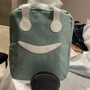 Smiley Bag With Pouch Combo