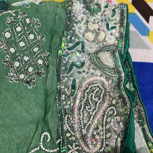 Heavy Embroidered Hand Work Saree