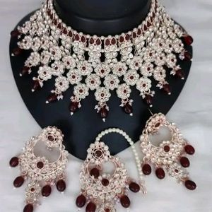 Heavy Bridal Necklace Set