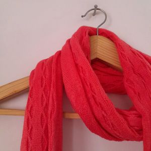 Pink Knitted Scarf (Women's)