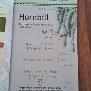 Ncert English Reader Class 11th Hornbill