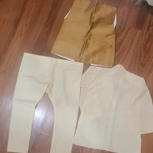 Boys 3 Piece - Kurta, Pyjama And Jacket