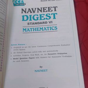 6th Std Digest Of Maths, English, Hindi, Sci. All