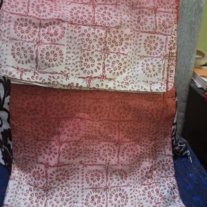 It Is A Double Shaded Printed Saree