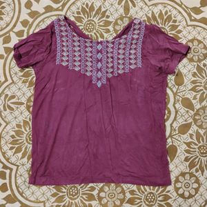 Maroon Top