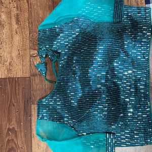 Rama Green Readymade Blouse