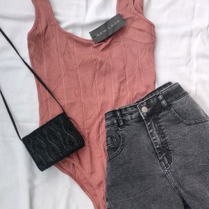 Mauve Bodysuit 💗