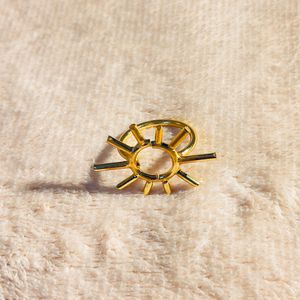 Sun Shape Adjustable Ring