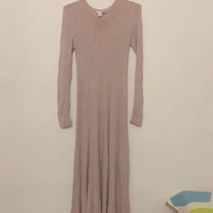 H&M Rib- Knit Flared Dress