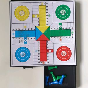 Set Of Game Ludo N Snakes  Ladder In Box.