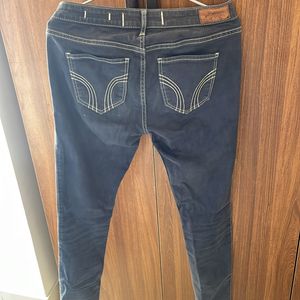 Hollister Navy Blue Women Jeans