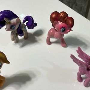 Combo Of 4 Ponnies By My Little Ponnie From USA