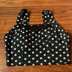 Polka Dots Crop Top