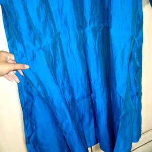 Silk Blue Shrug For Ethnic Wear (Women's)