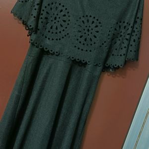 Black Poncho Dress