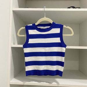 Women Stripped Knit Top