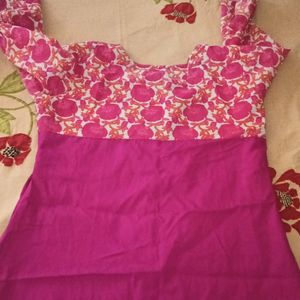 Dark Pink Kurti