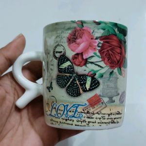 New Coffee Mug In Vintage Theme Print