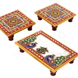 Marble Chowki For Puja