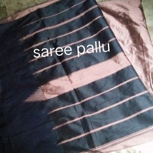 Brand new silk border saree attached फॉल