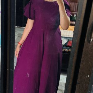 Purple Gown Dress