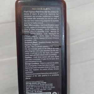 Khadi Red Onion Hair Oil