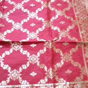 Pure Cotton Silk Banarasi Duppata