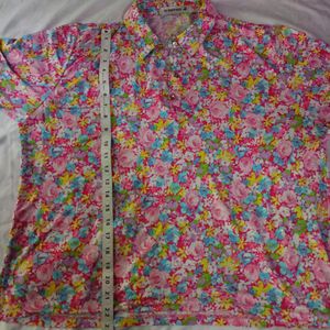 Tunic Multicoloured Printed Flowery Top/Tunic