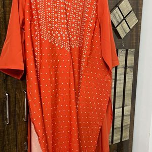 Bandhini Print Kurta