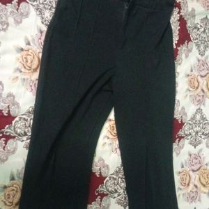 Boot Cut Black And Brown Trouser