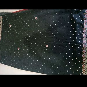 Diamond Work Saree