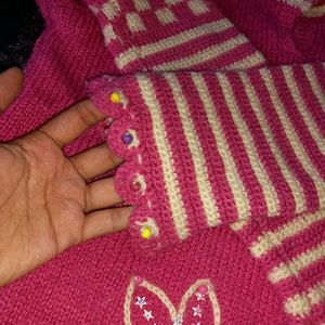 New Handmade Pink Sweater