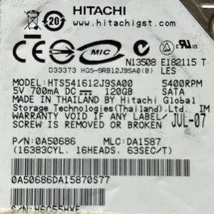 HITACHI 120GB HDD