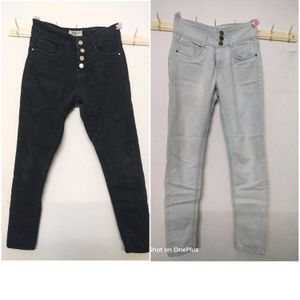 Combo Of 2 High Waist Jeans