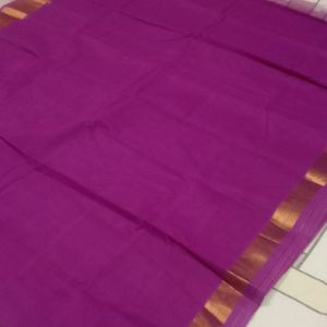 Cotton Saree With Stitched Blouse❤️