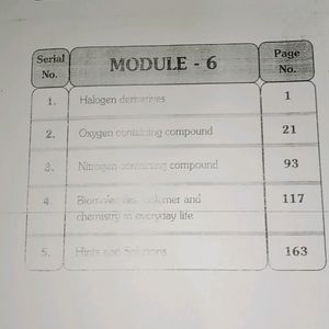 Allen Chemistry Module