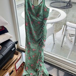 Green Floral Dress