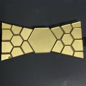 Bow Tie Golden Mirrored Accessory