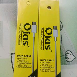 Pack Of 2 Ojas C Type Data Cable