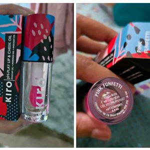 Kiro pH-play Lip & Cheek Oil Shade Pink Funfetti