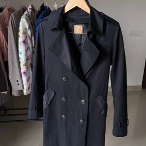 Black Fit Trench Coat