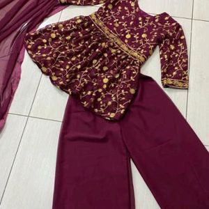 Plazo Dupatta Set 🌹🫰