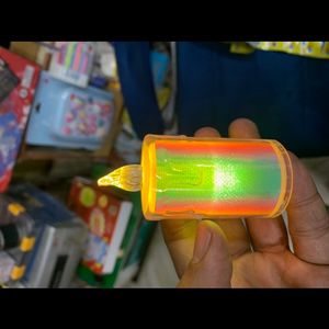 Rainbow Led Candle