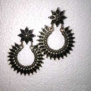 3 Beautiful Big Size Ghumkas And Earrings Combo