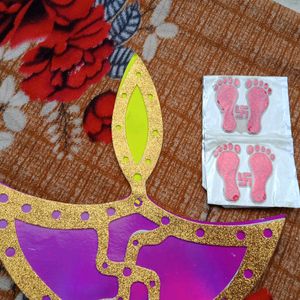 Lakshmi Charan And Diya Sticker